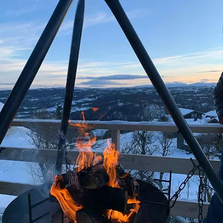 Tatil Evi Stylish With Lovely View At Stavadalen